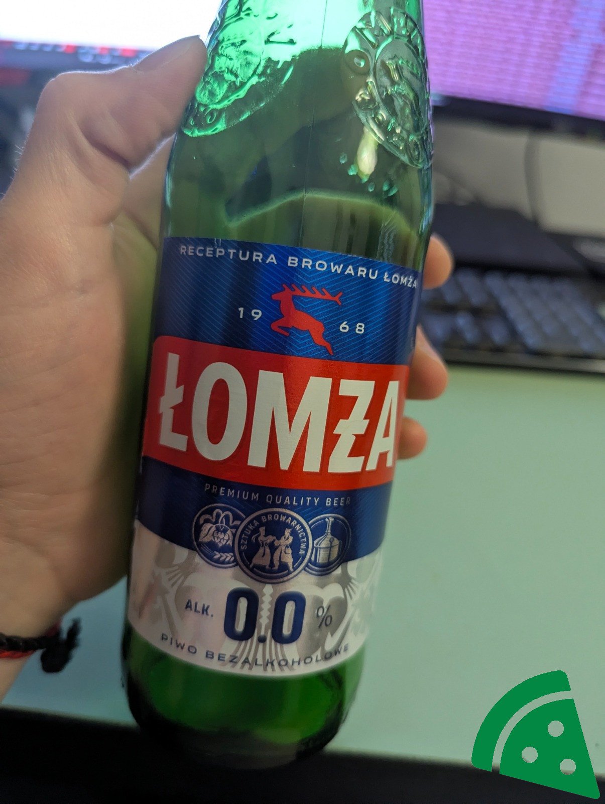 Łomża piwo jasne bezalkoholowe