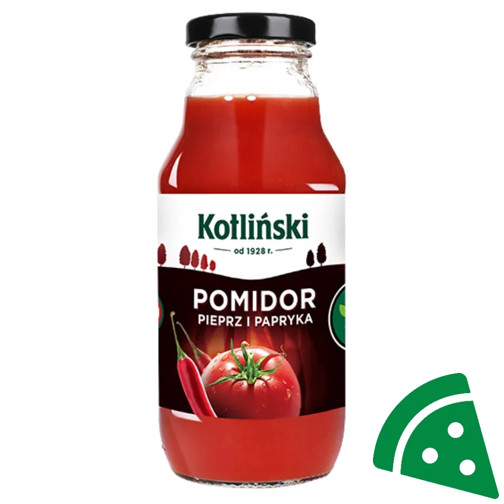 Kotliński Sok pomidor pieprz i papryka 330 ml 330ml