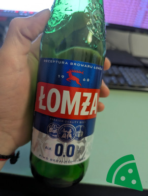 Prezentacja Łomża piwo jasne bezalkoholowe