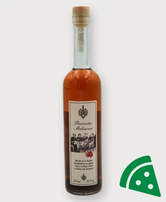 Prezentacja Baciarka Malinowa 36% 500ml
