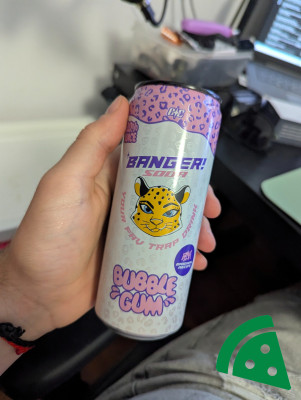 Prezentacja Banger! Soda Bubble Gum (fioletowy)
