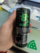 Widok z tyłu na Black energy mojito