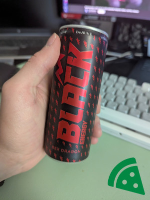 Prezentacja Black Energy Sex Energy Gazowany napój energetyzujący 250 ml