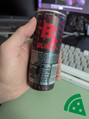 Prezentacja Black Energy Sex Energy Gazowany napój energetyzujący 250 ml