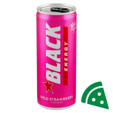 Prezentacja Black Energy Wild Strawberry Gazowany napój energetyzujący 250 ml
