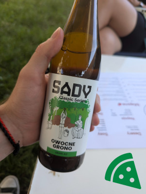 Prezentacja Browar Sady Piwo Owocowa Przyjemność - Grape Ale 500ml