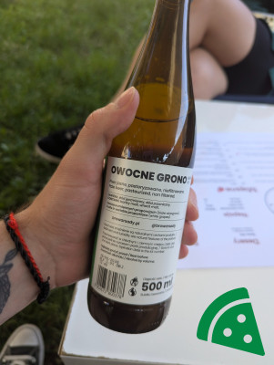 Prezentacja Browar Sady Piwo Owocowa Przyjemność - Grape Ale 500ml