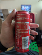 Widok z tyłu na Coca-Cola Original 330 ml