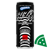 Widok z przodu na Coca-Cola® Zero Cukru w limitowanej edycji OREO®