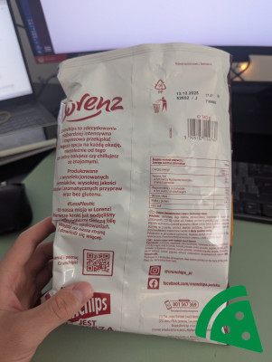 Prezentacja Crunchips Chipsy ziemniaczane o smaku pieczonego mięsa 140g