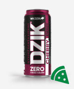 Widok z przodu na DZIK® ENERGY CHERRY ZERO KALORII 500 ML