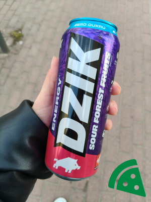 Prezentacja DZIK® ENERGY SOUR FOREST FRUITS 500 ML