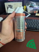 Widok z tyłu na Energy Drink Level Up Zero Sugar Added Peach