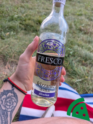 Prezentacja Fresco Frizzante słodkie śliwka