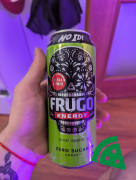 Widok z przodu na Frugo Energy Sour Apple