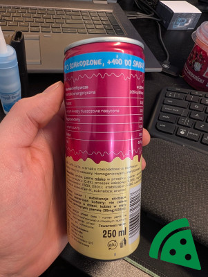 Prezentacja GBS CAFFE LATTE WITH MLEKO o smaku pewnej czekoladowej kulki