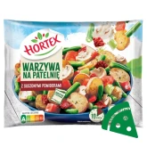 Widok z przodu na HORTEX Warzywa na Patelnię z suszonymi pomidorami mrożone