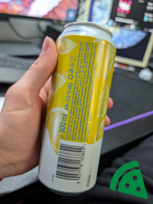 Prezentacja Kizer0% Radler smak cytrynowy