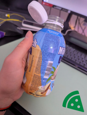 Prezentacja Müllermilch Limited o smaku czekoladowo-kokosowym