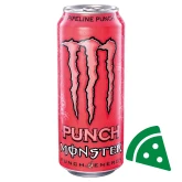 Widok z przodu na Monster Energy Pipeline Punch Gazowany napój energetyczny 500 ml