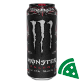 Widok z przodu na Monster Ultra Black (wiśniowy)