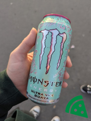Widok z przodu na Monster ultra vice guava