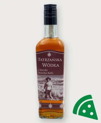 Prezentacja Nalewka Tatrzańska Wódka z beczki Staszka Bafii 500ml