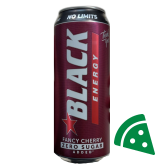 Widok z przodu na Napój energetyczny Black Fancy Cherry No Limits zero sugar 500ml