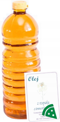 Prezentacja olej rzepakowy 500 ml