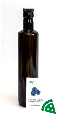 Prezentacja olej z czarnuszki 500 ml