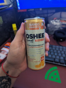 Widok z tyłu na Oshee Coconut+ Water Mango Orange (Iga Świątek)