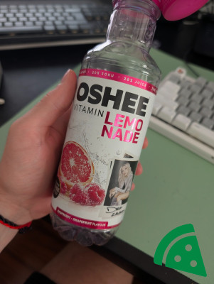 Prezentacja Oshee lemonade Malina-Grejpfrut