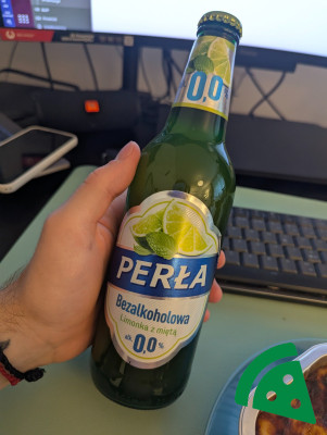 Prezentacja Perła Bezalkoholowa Limonka z miętą
