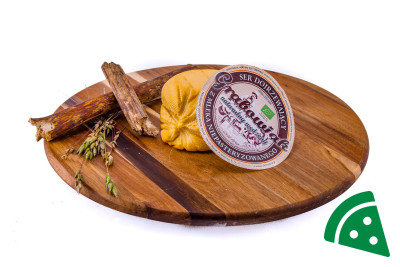 Prezentacja Ser podpuszczkowy z mleka niepasteryzowanego naturalny wedzony