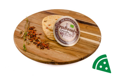 Prezentacja Ser podpuszczkowy z mleka niepasteryzowanego z papryka