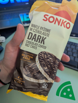Prezentacja Sonko Chocolate Coated Rice Cakes