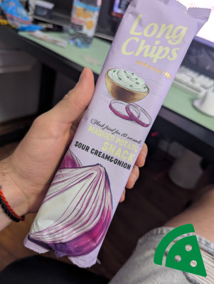 Prezentacja Sourcream & Onion Long Chipsy