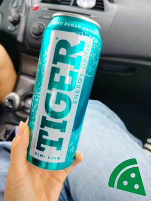 Prezentacja TIGER ENERGY DRINK kiwi lime zero sugar added