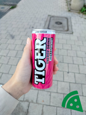 Prezentacja Tiger energy drink raspberry sugar free