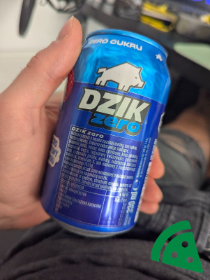 Prezentacja Zero cukru dzik zero sour raspberry flavour